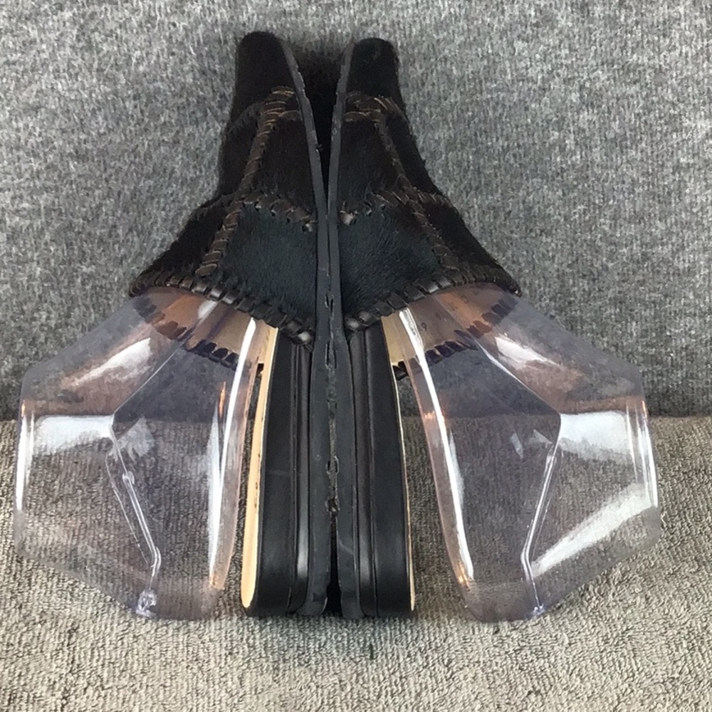 Salvatore Ferragamo Sport Black Calfskin Mules with Quilted Design Sz 6.5 B EUC - Picture 6 of 9